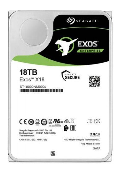 Dysk Exos X18 18TB 4Kn SATA 3,5 ST18000NM000J Dysk Exos X18 18TB 4Kn SATA 3,5 ST18000NM000J