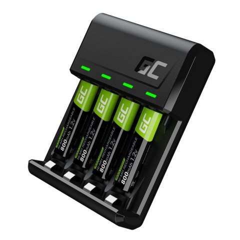 Ładowarka VitalCharger + 4x akumulatory AAA 800mAh Ładowarka VitalCharger + 4x akumulatory AAA 800mAh