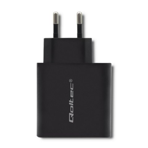 Ładowarka sieciowa | 45W | 5-20V | 2.25-3A | USB typ C PD | USB | Czarna Ładowarka sieciowa | 45W | 5-20V | 2.25-3A | USB typ C PD | USB | Czarna
