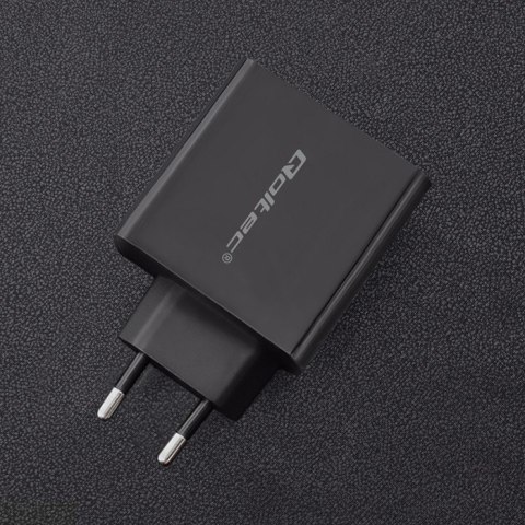 Ładowarka sieciowa | 45W | 5-20V | 2.25-3A | USB typ C PD | USB | Czarna Ładowarka sieciowa | 45W | 5-20V | 2.25-3A | USB typ C PD | USB | Czarna