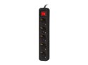 Listwa przedłużacz 3m 5x230 c PS1-05F-0300-BK