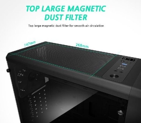 Obudowa S2 TG ATX Mid Tower PC Case TG fan x3 Obudowa S2 TG ATX Mid Tower PC Case TG fan x3