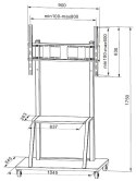Stojak LCD 55-100 cali 150 kg