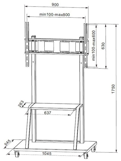 Stojak LCD 55-100 cali 150 kg Stojak LCD 55-100 cali 150 kg