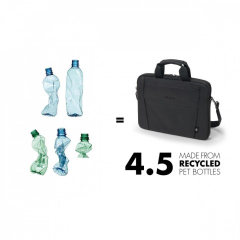 Torba Eco Slim Case BASE 15-15.6 cala czarna Torba Eco Slim Case BASE 15-15.6 cala czarna