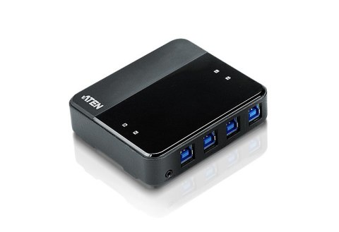 Urządzenie 4-portowe USB 3.2 Gen1 do współdzielenia urządzeń peryferyjnych Urządzenie 4-portowe USB 3.2 Gen1 do współdzielenia urządzeń peryferyjnych