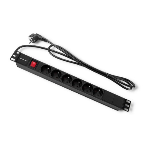 Listwa zasilająca do szafy RACK 1U | 16A | PDU | 6xFRENCH | 2m Listwa zasilająca do szafy RACK 1U | 16A | PDU | 6xFRENCH | 2m