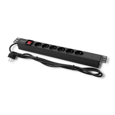 Listwa zasilająca do szafy RACK 1U | 16A | PDU | 6xFRENCH | 2m Listwa zasilająca do szafy RACK 1U | 16A | PDU | 6xFRENCH | 2m