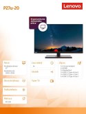 Monitor 27.0 ThinkVision P27u-20 WLED LCD 62CBRAT6EU