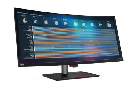 Monitor 39.7 cala ThinkVision P40w-20 Ultra-Wide Curved LCD 62C1GAT6EU Monitor 39.7 cala ThinkVision P40w-20 Ultra-Wide Curved LCD 62C1GAT6EU