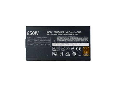 Zasilacz MWE Gold V2 850W modularny 80+ Gold