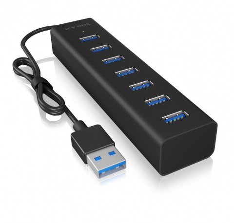 IB-HUB1700-U3 7-Port USB HUB+zasilacz IB-HUB1700-U3 7-Port USB HUB+zasilacz