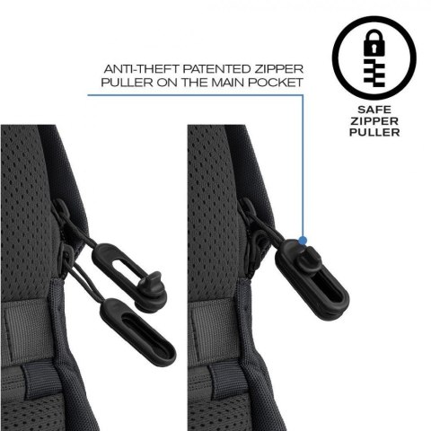 Plecak antykradzieżowy BOBBY SOFT BLACK Plecak antykradzieżowy BOBBY SOFT BLACK