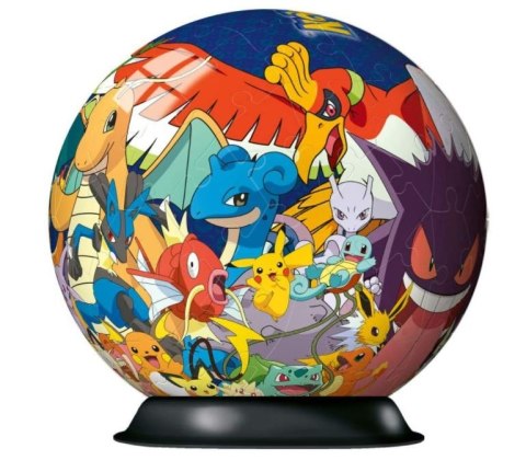 Puzzle 72 elementy 3D Kula, Pokemon Puzzle 72 elementy 3D Kula, Pokemon