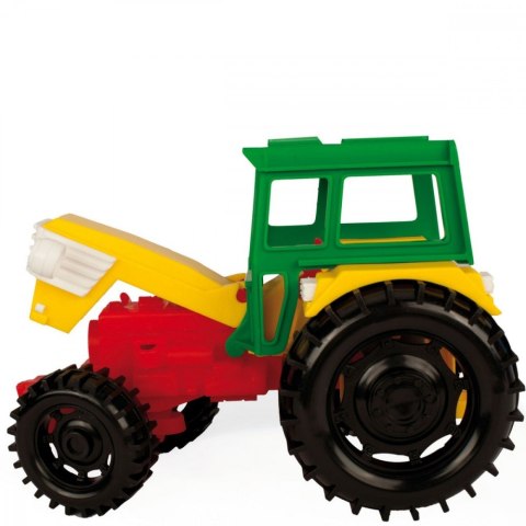 Traktor z przyczepą na konia Traktor z przyczepą na konia