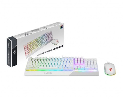 Zestaw Klawiatura + Mysz Vigor GK30 Combo biały Zestaw Klawiatura + Mysz Vigor GK30 Combo biały
