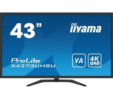 Monitor wielkoformatowy 43 cale X4373UHSU-B1 4K, VA, 2xHDMI, DP, mDP, 3ms, 2x7W, USBx4 Monitor wielkoformatowy 43 cale X4373UHSU-B1 4K, VA, 2xHDMI, DP, mDP, 3ms, 2x7W, USBx4