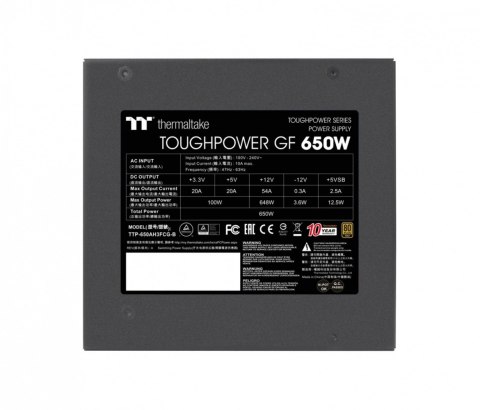 Zasilacz - ToughPower GF 650W Modular 80+Gold Zasilacz - ToughPower GF 650W Modular 80+Gold