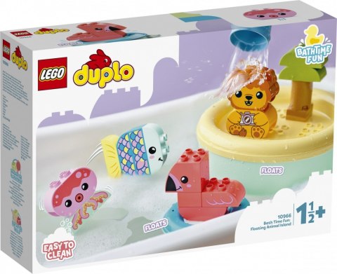 Klocki DUPLO 10966 Zabawa w kąpieli: pływająca wyspa ze zwierzątkami Klocki DUPLO 10966 Zabawa w kąpieli: pływająca wyspa ze zwierzątkami