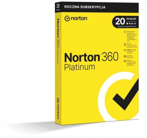 *Norton360 PLATINUM100GB PL 1U 20Dvc 1Y 21427517 *Norton360 PLATINUM100GB PL 1U 20Dvc 1Y 21427517