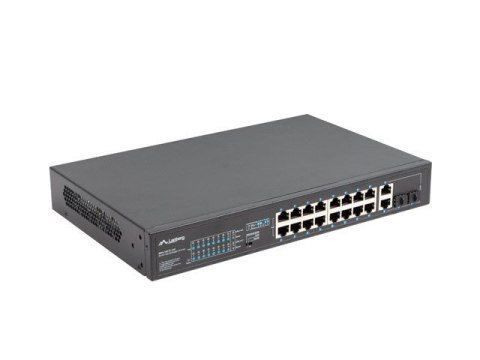 Przełącznik Switch 16X100MB POE+/2XCombo niezarządzalny rack 19 cali Gigabit Ethernet 250W Przełącznik Switch 16X100MB POE+/2XCombo niezarządzalny rack 19 cali Gigabit Ethernet 250W