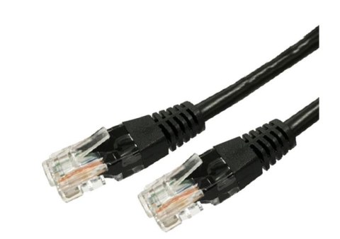 Kabel Patchcord miedziany kat.6 RJ45 UTP 3m. czarny - paczka 10 sztuk Kabel Patchcord miedziany kat.6 RJ45 UTP 3m. czarny - paczka 10 sztuk
