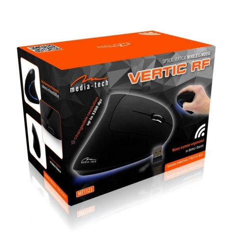 Mysz pionowa bezprzewodowa Vertic RF MT1123 optyczna Mysz pionowa bezprzewodowa Vertic RF MT1123 optyczna