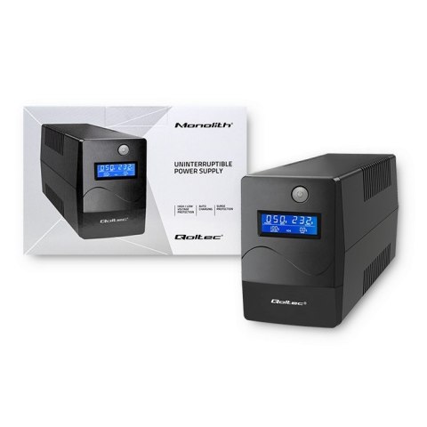 Zasilacz awaryjny UPS | Monolith | 850VA | 480W | LCD | USB | RJ45 Zasilacz awaryjny UPS | Monolith | 850VA | 480W | LCD | USB | RJ45