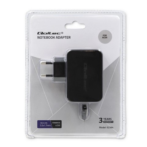 Zasilacz do Acer 45W | 19V | 2.37A | 5.5*1.7 Zasilacz do Acer 45W | 19V | 2.37A | 5.5*1.7