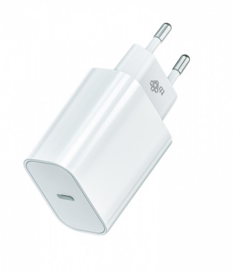Ładowarka sieciowa USB C 20W Power Delivery biała Ładowarka sieciowa USB C 20W Power Delivery biała