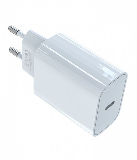 Ładowarka sieciowa USB C 20W Power Delivery biała Ładowarka sieciowa USB C 20W Power Delivery biała