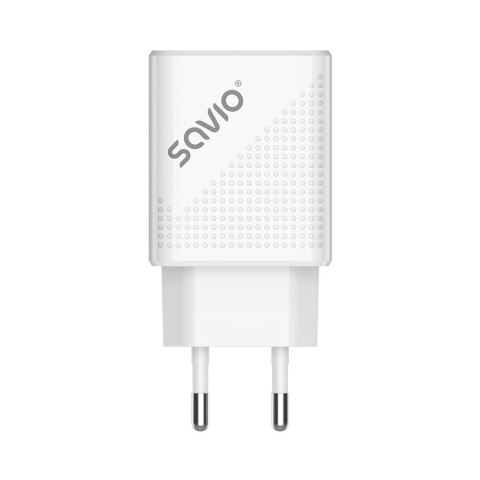 Ładowarka sieciowa USB Quick Charge Power Delivery 3.0 18W +1m kabel USB typ C, LA-05 C Ładowarka sieciowa USB Quick Charge Power Delivery 3.0 18W +1m kabel USB typ C, LA-05 C
