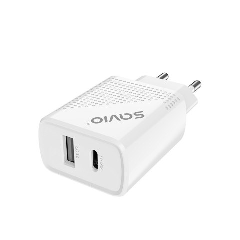 Ładowarka sieciowa USB Quick Charge Power Delivery 3.0 18W +1m kabel USB typ C, LA-05 C Ładowarka sieciowa USB Quick Charge Power Delivery 3.0 18W +1m kabel USB typ C, LA-05 C