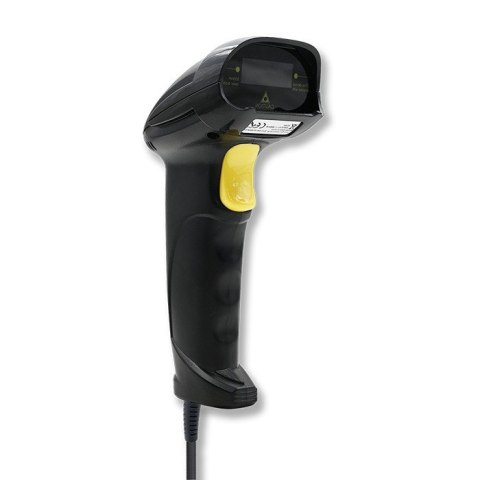 Laserowy czytnik kodów kreskowych 1D | USB | Czarny Laserowy czytnik kodów kreskowych 1D | USB | Czarny