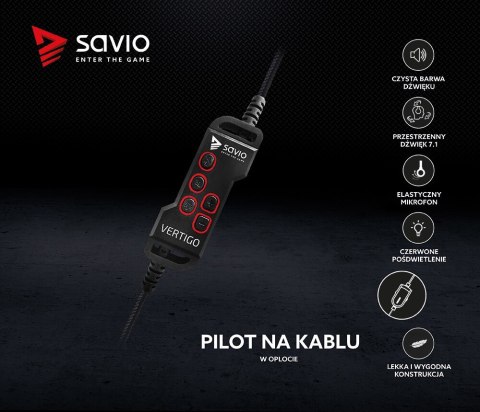 Słuchawki Gamingowe z mikrofonem, Vertigo Słuchawki Gamingowe z mikrofonem, Vertigo