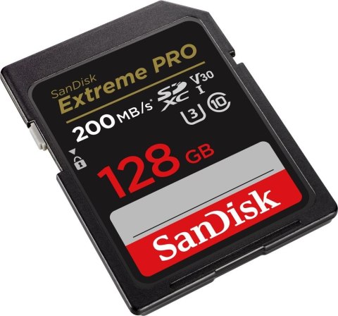 Karta pamięci Extreme Pro SDXC 128GB 200/90 MB/s V30 UHS-I U3 Karta pamięci Extreme Pro SDXC 128GB 200/90 MB/s V30 UHS-I U3