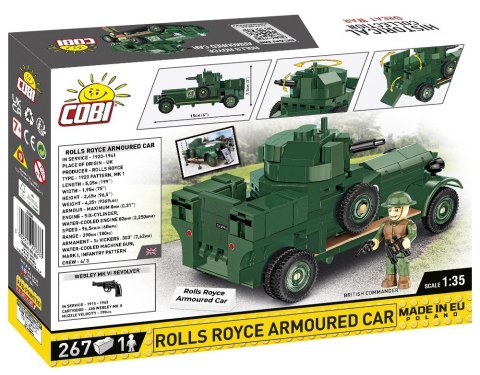 Klocki Historical Collection Rolls-Royce Armoured Car 1920 Pattern Mk I Klocki Historical Collection Rolls-Royce Armoured Car 1920 Pattern Mk I