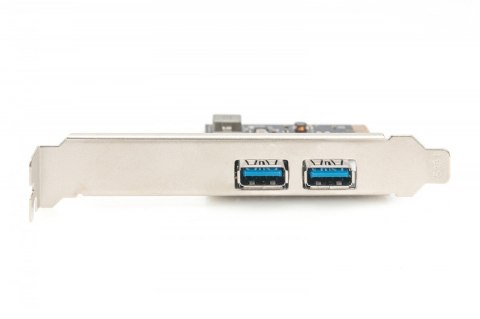 Kontroler USB 3.0 PCIe, 2x USB 3.0, Low Profile, Chipset UPD720202 Kontroler USB 3.0 PCIe, 2x USB 3.0, Low Profile, Chipset UPD720202