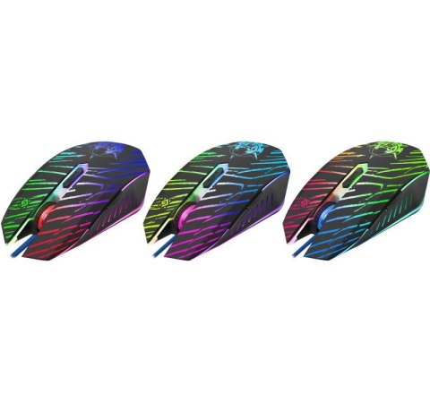 Mysz gamingowa przewodowa DARK AGENT GM-590L 12800 dpi 6P Mysz gamingowa przewodowa DARK AGENT GM-590L 12800 dpi 6P