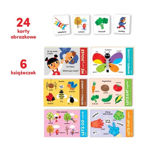 Zestaw do nauki jezyka angielskiego dla dzieci 4, 5, 6+ Zestaw do nauki jezyka angielskiego dla dzieci 4, 5, 6+