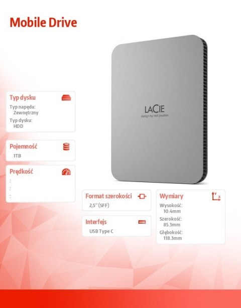 Dysk przenośny 1TB USB-C STLP1000400 Dysk przenośny 1TB USB-C STLP1000400