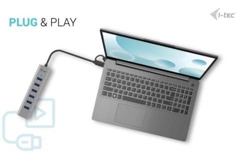 Hub USB-C Charging Metal HUB 7 Port Hub USB-C Charging Metal HUB 7 Port