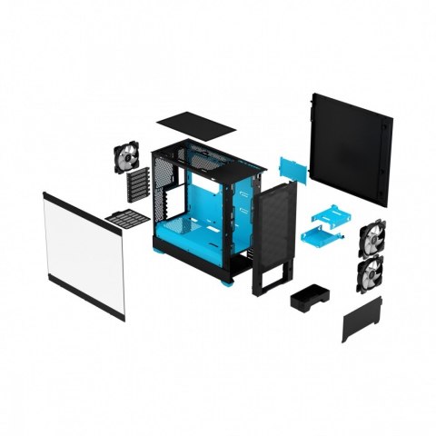 Obudowa Pop Air TG Clear Tint RGB cyan core Obudowa Pop Air TG Clear Tint RGB cyan core