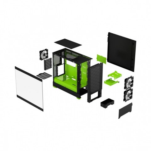 Obudowa Pop Air TG Clear Tint RGB zielona Obudowa Pop Air TG Clear Tint RGB zielona