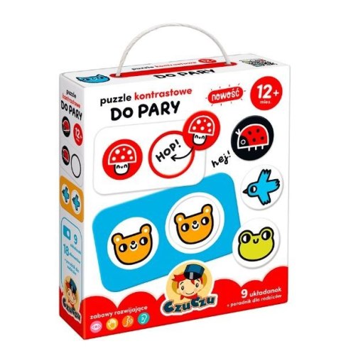 Puzzle kontrastowe - Do pary Puzzle kontrastowe - Do pary