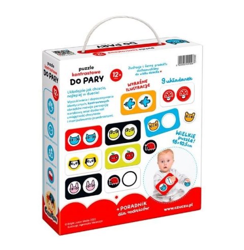 Puzzle kontrastowe - Do pary Puzzle kontrastowe - Do pary