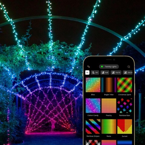 Inteligentne lampki choinkowe Strings 400 LED RGB łańcuch 32m Inteligentne lampki choinkowe Strings 400 LED RGB łańcuch 32m