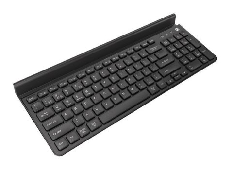 Klawiatura Felimare US bluetooth + 2.4GHz Slim, uchwyt na telefon/tablet czarna Klawiatura Felimare US bluetooth + 2.4GHz Slim, uchwyt na telefon/tablet czarna