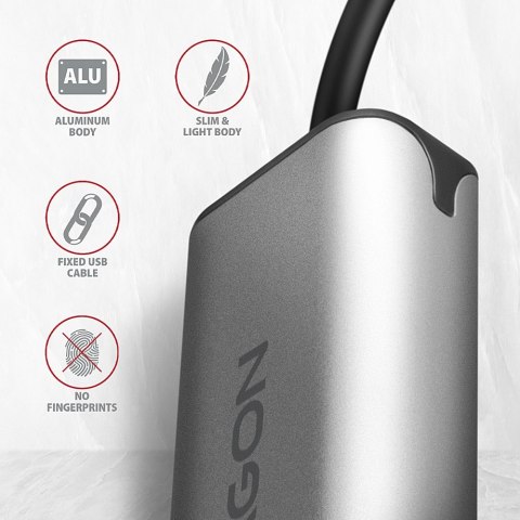 ADE-25RC Karta sieciowa 2.5 Gigabit Ethernet, Realtek 8156, USB-C 3.2 Gen 1, automatyczna instalacja, szara ADE-25RC Karta sieciowa 2.5 Gigabit Ethernet, Realtek 8156, USB-C 3.2 Gen 1, automatyczna instalacja, szara