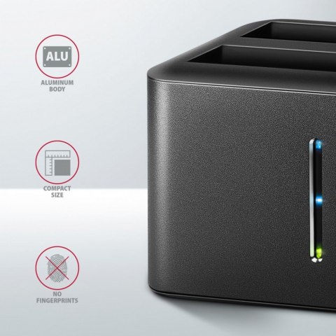 ADSA-D25 MINI stacja dokująca USB 3.2 Gen 1 - 2x SATA 6G 2.5" SSD/HDD CLONE ADSA-D25 MINI stacja dokująca USB 3.2 Gen 1 - 2x SATA 6G 2.5" SSD/HDD CLONE